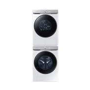 [삼성] AI 세탁기 21kg + 건조기 21kg (화이트) + 상단 설치 키트