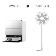 [로보락] S9 MaxV Ultra 로봇청소기 (화이트) + 샤오미 스마트 스탠드 선풍기2