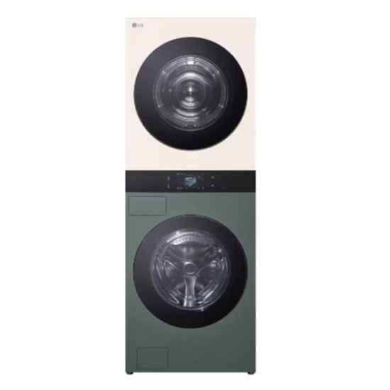 [LG] 세탁기+건조기 워시타워 세탁 25KG+건조25KG 그린 베이지