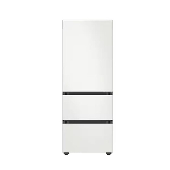 [삼성] 비스포크 김치플러스 3도어 키친핏 김치냉장고 313L (코타 화이트)