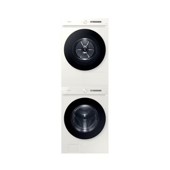 [삼성] 비스포크 그랑데 AI 세탁기 24kg + 건조기 20kg (그레이지) + 상단 설치 키트