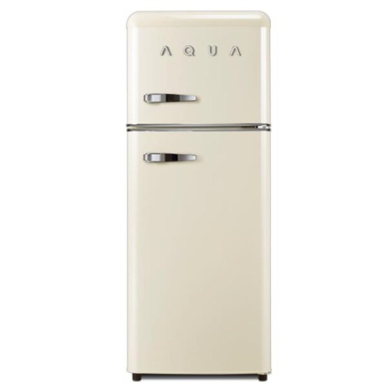 [하이얼] AQUA 레트로 2도어 냉장고 115L 아이보리