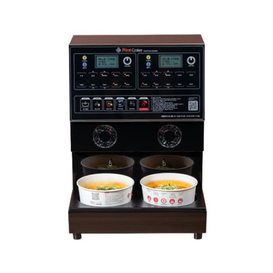 [포인트쿠커] 2구 라면 조리기 (블랙)