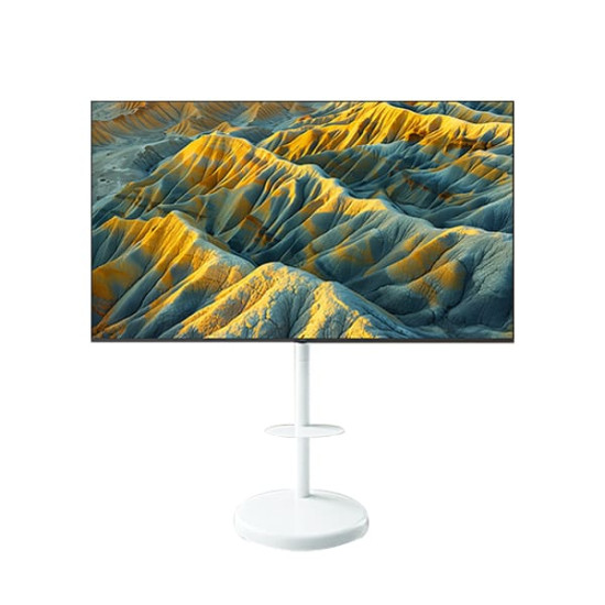 [더함] 스마트 구글 5.0 OS 안드로이드 14 QLED TV 75인치 + 이동형스탠드