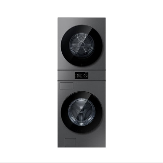 [삼성] 비스포크 AI 원바디 세탁기 24kg + 건조기 22kg (다크스틸)